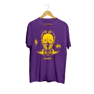 KAFF-Shirt - Jenny (purple/gelb)